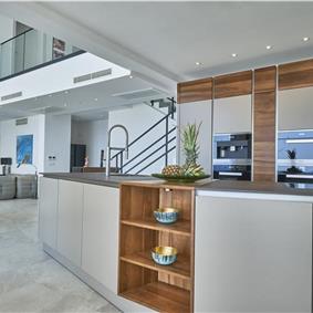 6 bedroom villa with infinity pool and sea views, Korcula Island, sleeps 12